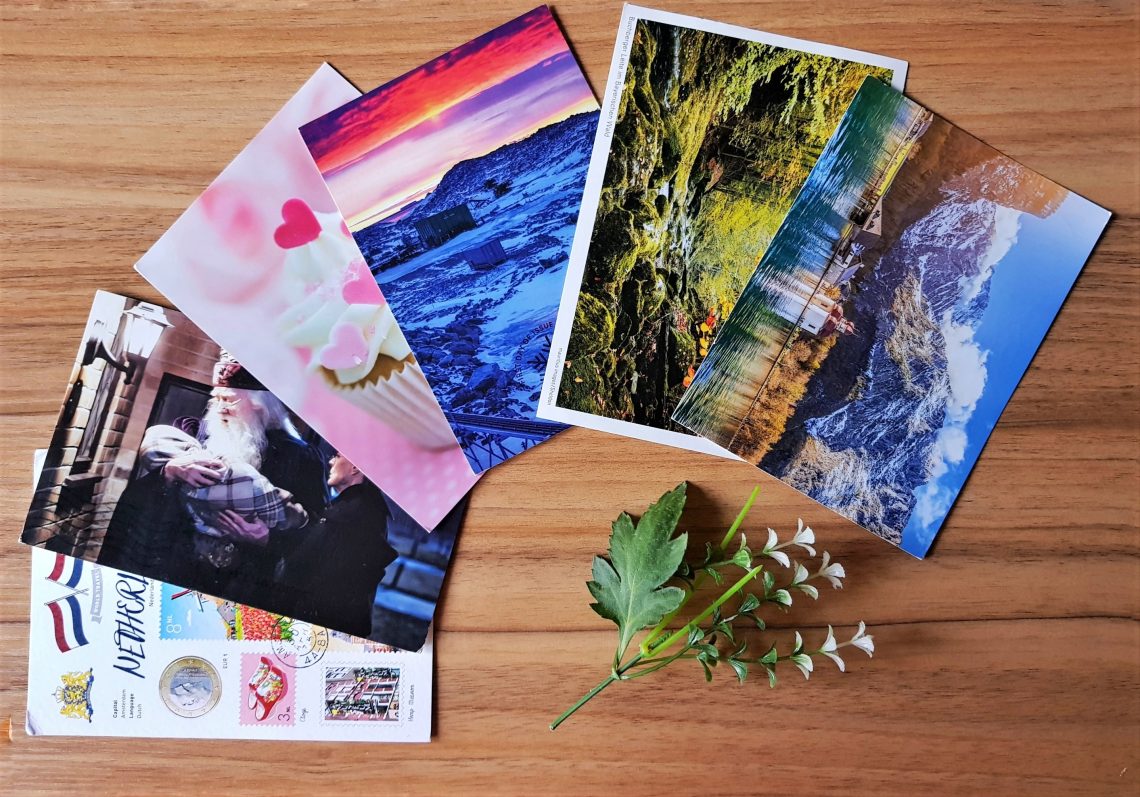 Beautiful postcards with amazing stories